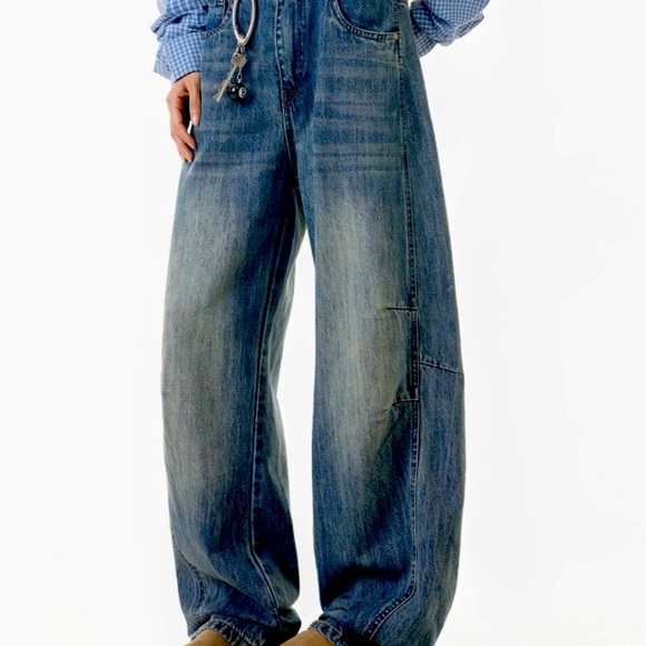 The Unbranded Brand Denim - Classic Denim Wide Leg Jeans for Women